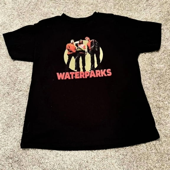 VINTAGE Vtg Waterparks Band Music Lover T Shirt For Men Full Size Cotton AA1217