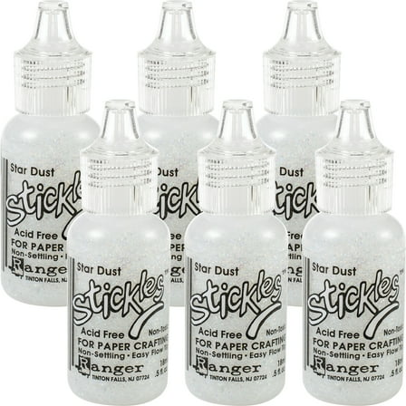 Stickles Glitter Glue .5oz-Star Dust, Multipack Of 6