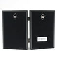 thumbnail image 2 of 4x6 Hinged Double Simply Black Picture Frame, 2 of 4
