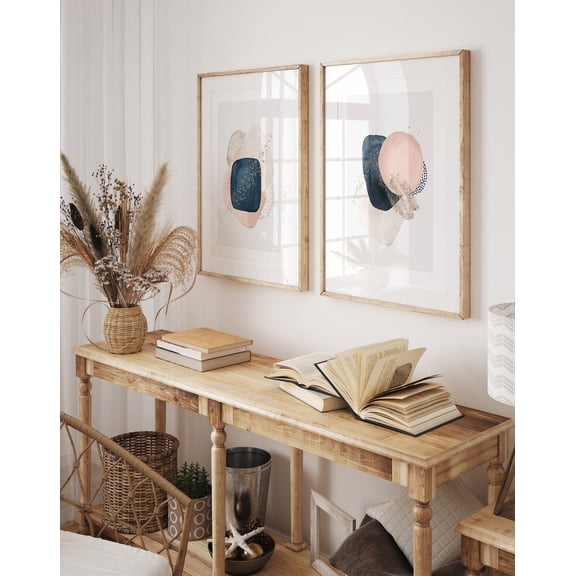 Luvia Neutral Print, Set Of 2 Prints Modern Living Room, Abstract Poster, Hallway Decor Cute Trendy Bedroom, Modern Wall Decor Set 2 Prints 8x12 UNFRAMED