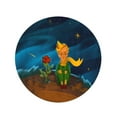 thumbnail image 2 of KDAGR 60 inch Round Beach Towel Blanket The Little Prince and Rose on Planet in Beautiful Travel Circle Circular Towels Mat Tapestry Beach Throw, 2 of 2