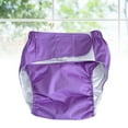 thumbnail image 1 of LOLIPPYY Pantalon Imperméable pour Adulte Violet Foncé Lavable Protection Drap de Lit 1ensemble, 1 of 8