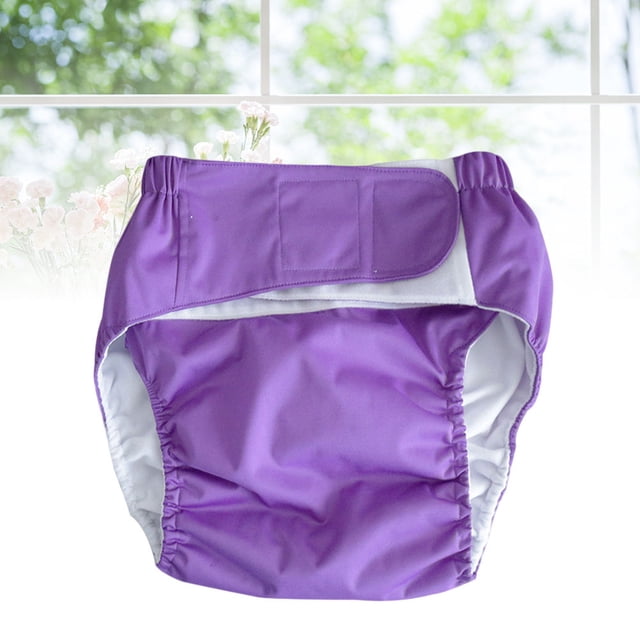 LOLIPPYY Pantalon Imperméable pour Adulte Violet Foncé Lavable Protection Drap de Lit 1ensemble