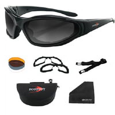 Bobster Eyewear Raptor II Interchangeable Goggles Smoke (Black Smoke) - image 2 of 3
