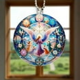 thumbnail image 5 of Angel Christmas Ornament, 3.14 Inch Ceramic Christmas Hanging Ornament, Angel Decor, Christmas Tree Ornaments, Gifts for Christmas, Holiday Presents, Gift Exchange, 5 of 6
