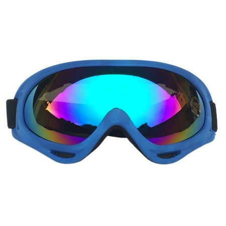 Outdoor Coated Safety Skiing Riding Goggles Sport Dustproof Sunglass Eye (Best Goggles For Skiing In Flat Light)