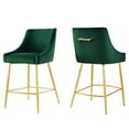 thumbnail image 2 of Modway Discern Counter Stools - Set of 2 in Green, 2 of 9