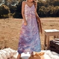 thumbnail image 2 of Water Splash Ripple Sleeveless Dress Women's Luxury Party Dress Birthday Dresses for Women, 2 of 7