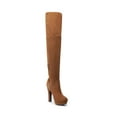 thumbnail image 3 of Dream Pairs Women's Chunky Heel Over-the-Knee Boots, 3 of 8