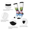 thumbnail image 3 of Wukai Chaussettes Longues en Forme de Beignet Alligator pour Bas de Couleur Contrastée, Entraînement Physique Sportif, Unisexe, 3 of 6