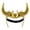 Gold A, variant on BUXULYP Superhero Horns Helmet Crown, Golden PVC Headpiece Halloween Cosplay Costume Prop Accessory for Adults