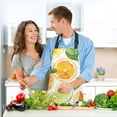 thumbnail image 6 of Citrus Fruits and Leaves 5 Pcs Kitchen Set Heat Resistant Oven Mitts and Non-Slip Pot Holders with Adjustable Cooking Apron, 6 of 6