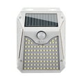 thumbnail image 2 of Luz solar, luces de seguridad con sensor de movimiento, lámpara de pared con luz de detección de movimiento IP65, energía solar para patio, jardín, patio, monitor deportivo., 2 of 9