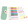 thumbnail image 2 of Crochet Hooks, Small 46pcs Ergonomic Crochet Set Colored Practical  for Knitting, 2 of 8