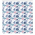 thumbnail image 3 of Floral Shower Curtain, Watercolor Birds Blooming Petals and Foliage Colorful Coming of the Spring Image, Fabric Bathroom Set with Hooks, 69W X 84L Inches Extra Long, Multicolor, by Ambesonne, 3 of 3