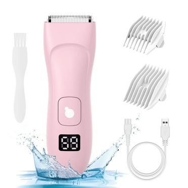MichPong Body Hair Trimmer Electric Razor for Woman Bikini Pubic Rechargeable Groom Kit Wet Dry Use