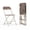 Brown, variant on Hercules Set of 10 Indoor/Outdoor Heavy-Duty Plastic Folding Chairs, Foldable Commercial Stacking Chairs with 650-lb. Static Weight Capacity, White
