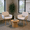 Beige, variant on Homy Casa Fabric Reception Chair Set of 2, Guest Chairs for Office or Lobby, Beige
