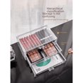 thumbnail image 4 of Caja de almacenamiento de mascarillas, cajón transparente de acrílico, caja de acabado para el cuidado de la piel y el lápiz labial, 4 of 6