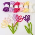 thumbnail image 2 of 6 Rolls 7mmX5Meters Polyester Rope Assorted Color Hollow Braided Rope, 2 of 16