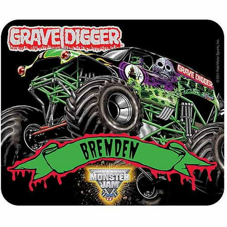 personalized monster jam grave