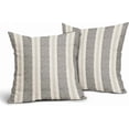 thumbnail image 2 of Sage Green Pillow Covers 18x18 Inch Set of 2 Modrn Grey Polka Dot Boho Striped Pattern Tan Cream Print Decorative Throw Pillowcases Outdoor Neutral Cushion Cases Decor for Sofa Couch Bed, 2 of 6