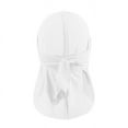 thumbnail image 2 of Pack of 3 Durags Headwrap for Men Waves Headscarf Bandana Doo Rag Tail (White), 2 of 2