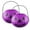 Purple-PP, variant on Halloween Decor - Party Balloon - 2X Halloween Candy Buckets - Halloween Decorations Two Half In One Pumpkin Barrel Big Medium and Small Size Pp Material Candy Bag Props.