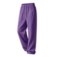 thumbnail image 5 of Havenx Men's Y2k Baggy Sweatpants Wide Leg Drawstring Jogger Pants with Side Pockets Elastic Waist Track Pants Casual Loose Fit Relaxed Lounge Athletic Streetwear, 5 of 6