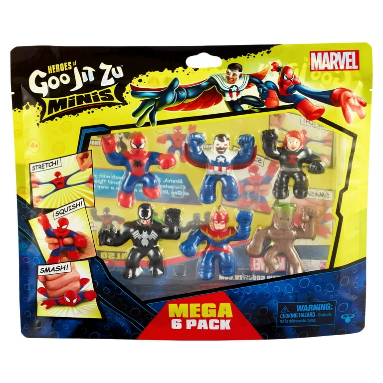 Heroes of Goo Jit Zu Marvel Minis Mega Pack - Spiderman, Avengers