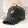 thumbnail image 3 of Gorra De Béisbol Lavada Para Hombre Gorra Con Visera De Dibujos Animados Con Estampado De Astronauta, 3 of 3