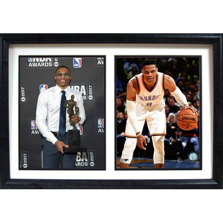 12x18 Double Frame - MVP Russell Westbrook Oklahoma City