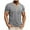 Gray, variant on Mlzmgr Mens T Shirts V Neck Button up Short Sleeve Shirts with Pockets Breathable Casual Shirts