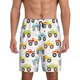 thumbnail image 1 of Fotbe Cartoon Monster Trucks Pantalones Cortos de Pijama para Hombre, Ropa de Dormir, Pantalones de Pijama Cortos para Hombre-3X-Large, 1 of 6