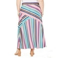 thumbnail image 2 of NY Collection Jupe Longue Maxi Rayée pour Femmes (1X – Bleu), 2 of 2