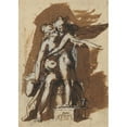 thumbnail image 2 of Franz Aspruck 18x24 Gold Ornate Framed and Double Matted Museum Art Print Titled - Venus and Cupido, 2 of 4