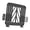 Black, variant on Ciwanning Workstation Laptop Tray for Monitor Mount, 13 to 18 Inch Fit, Protective , Ventilated Steel Platform