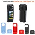 thumbnail image 4 of Silicone Case For Insta360 X4 Body Lens Protective Cover Anti-Slip Anti-Scratch Soft Cover For Insta 360 X4 Camera Accessories Black For X4, 4 of 5