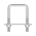 thumbnail image 1 of Unique Bargains Square U-Bolts 2 Sets 47mm Inner Width 80mm Length M8 304 Stainless Steel U Clamp Bolt, 1 of 5