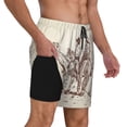 thumbnail image 2 of Daiia Cowboys Riding Horses Mens Swim Trunks Swim Shorts Quick Dry Swim Shorts with Mesh Lining Pockets-XX-Large, 2 of 9