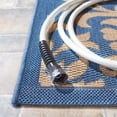 thumbnail image 5 of SAFAVIEH Courtyard Yvette Floral Indoor/Outdoor Area Rug, 9' x 12', Blue/Natural, 5 of 10