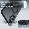 thumbnail image 4 of JETech Magnetic Case for Samsung Galaxy S26, Translucent Matte Back Shockproof Cover (Black), 4 of 7