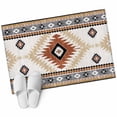 thumbnail image 2 of Orange Beige Boho Bathroom Mats 2x3 FT, Non Slip Small Kitchen Mat, Vintage Ethnic Tribal Southwestern Washable Soft Backed Front Door Throw Rugs Non-Shedding Indoor Outdoor Doormat for Entryway Sink, 2 of 8