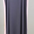 thumbnail image 5 of Sakmal Modal Womens Nightgown Knee Length Lounge Colorblock Short Sleeve Nightdress Crew Neck Soft Comfy Loose Fit Women's Sleepwear L-3XL, 5 of 5