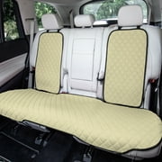 TLH Beige Universal Neosupreme Seat Protectors - Rear Set for most Cars, Trucks, SUVs or Vans