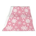 thumbnail image 2 of JeashCHAT Snowflake Christmas Blanket, Christmas Snowflake Throw Blanket for Sofa Couch, Soft Warm Cozy Small Blanket for Home Office Dorm Chair, Christmas Decorations Gifts, 51 x 39 Inches, 2 of 6
