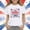 White, variant on Girls American Flag T-Shirt 4th of July Patriotic Graphic Tee Short Sleeve Crew Neck Summer Top for Kids White Size 3,Size 3 T