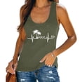 thumbnail image 2 of HAPIMO Women's Summer Tank Tops Stars Graphic Print Tops Sleeveless Shirts for Girls Casual Slim Fit Camis Vest O-Neck Blouse Daily Basic Camisole Rollbacks Green, 2 of 6