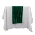 Efavormart 12"x108" Hunter Emerald Green Satin Stripe Table Runner ...