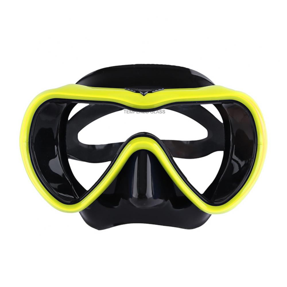 No Fogging Snorkeling Scuba Dive Glasses, Tempered Glass Mask Goggles